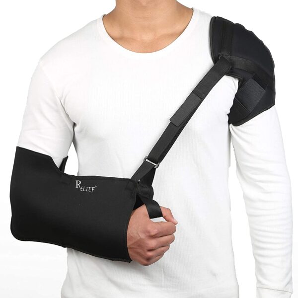 Relief Arm Sling with Shoulder Support (Pouch Type) – Reach ...